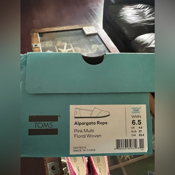 TOMS Alpargata Rope Hmong inspired - Size 6.5 - Picture 4 of 4